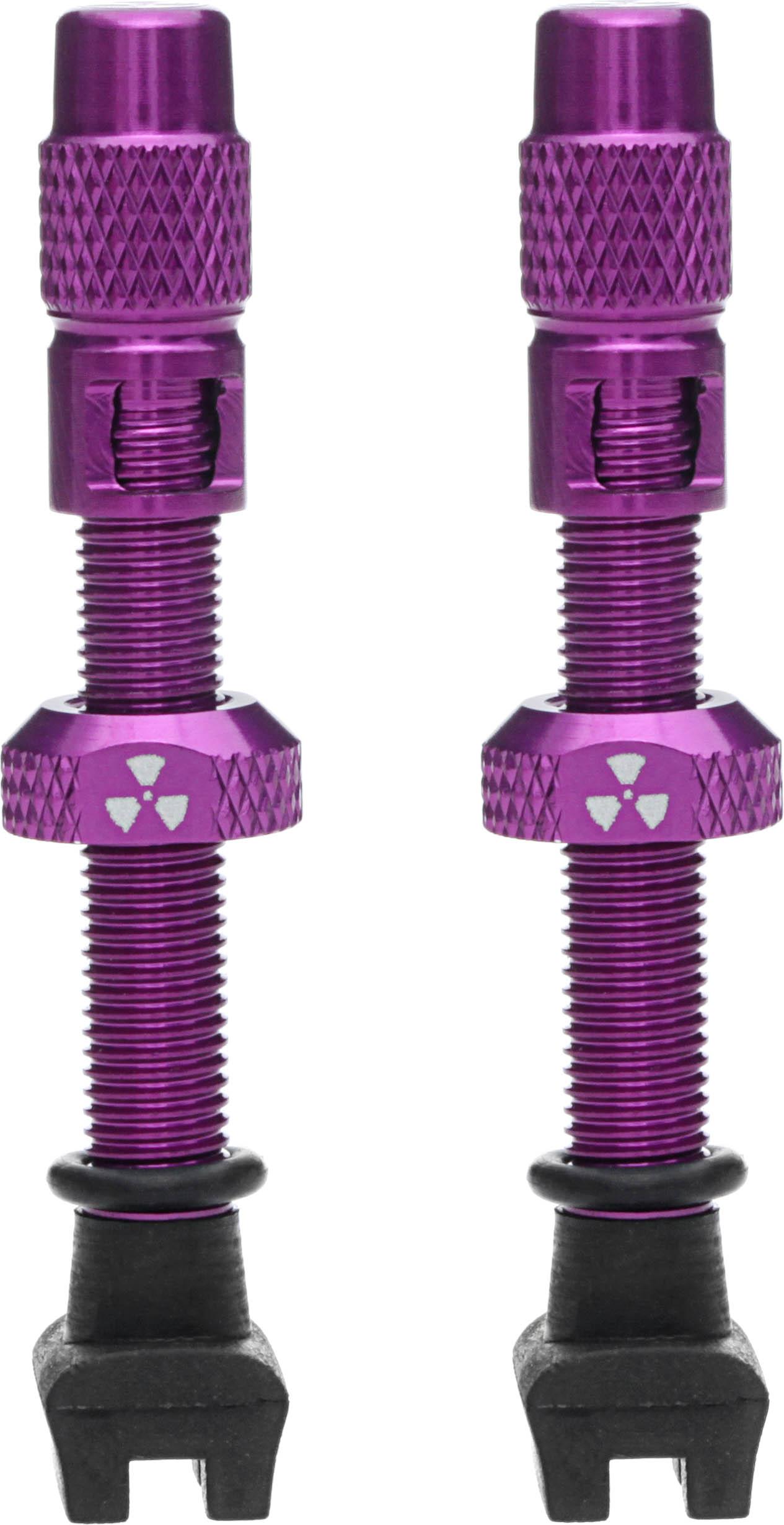 Nukeproof Universal Presta Tubeless Valves - Pair - Purple