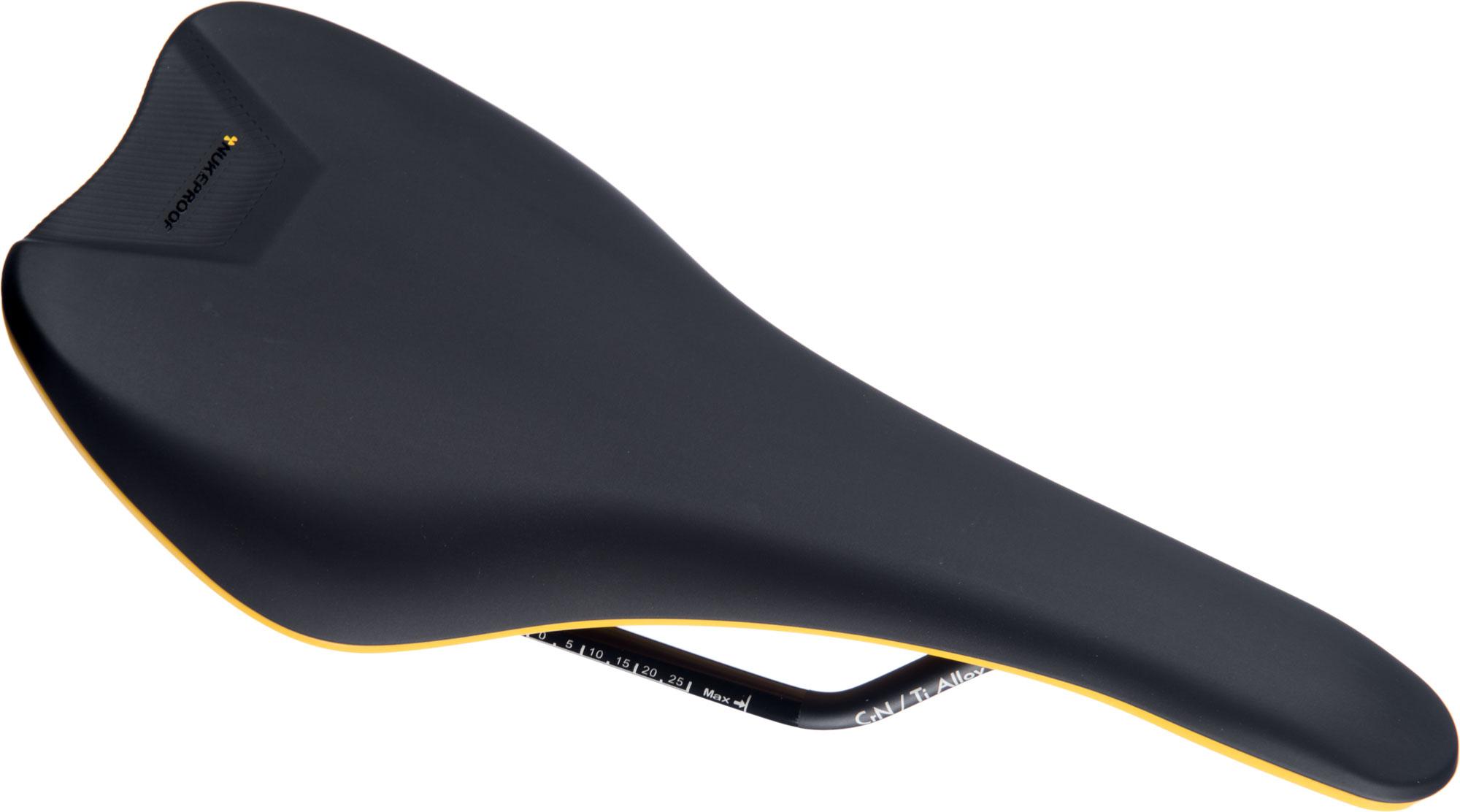 Nukeproof Vector Downhill Pro Ti-alloy Saddle - Black/yellow