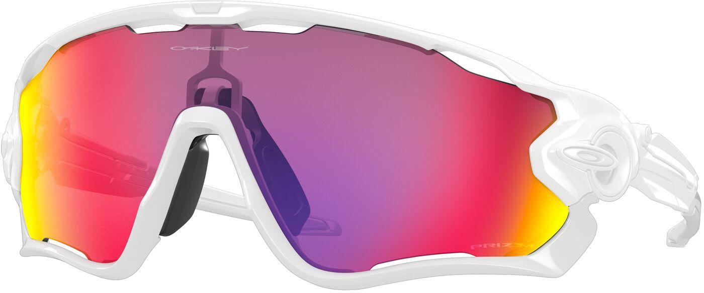 Oakley Jawbreaker Polished White Prizm Road Sunglasses