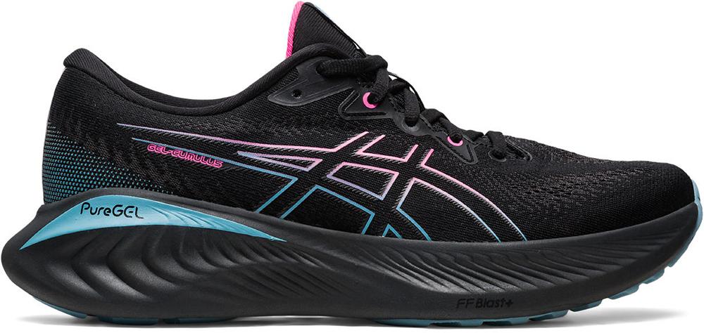 Asics Womens Gel-cumulus 25 Gtx Running Shoes - Black/hot Pink