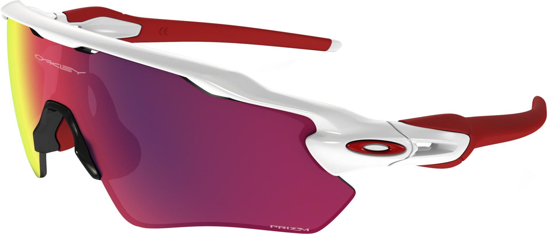 Oakley Radar Ev Prizm Road Sunglasses - White/red