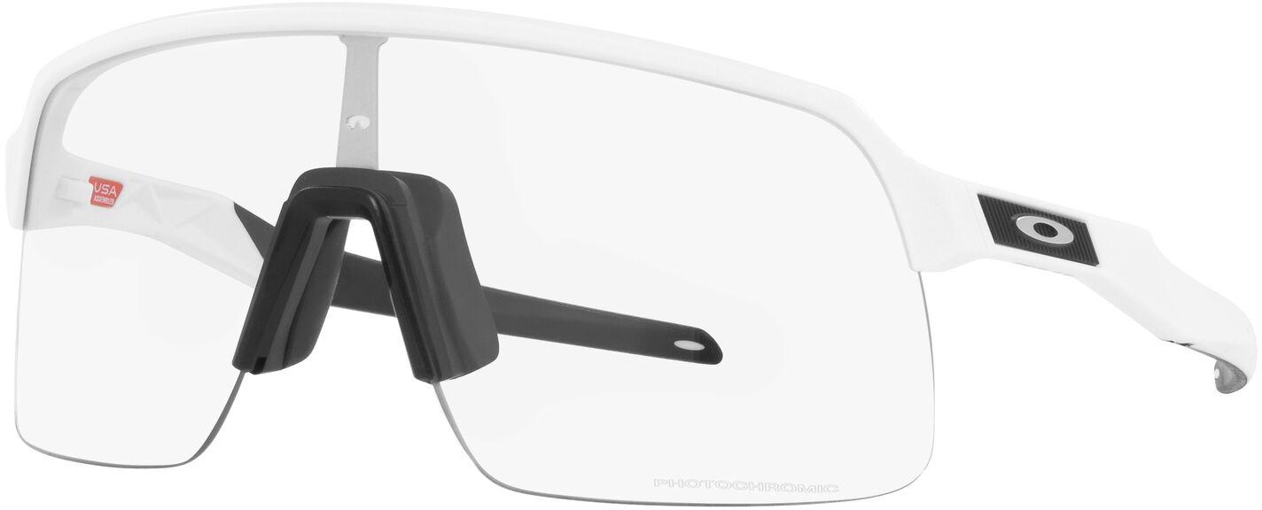 Oakley Sutro Lite Matte White Clear Photochromic Sunglasses