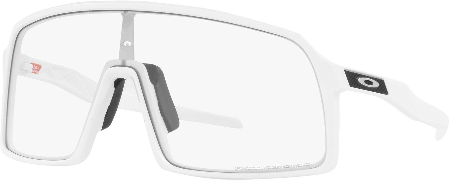Oakley Sutro Matte White Clear Photochromic Sunglasses