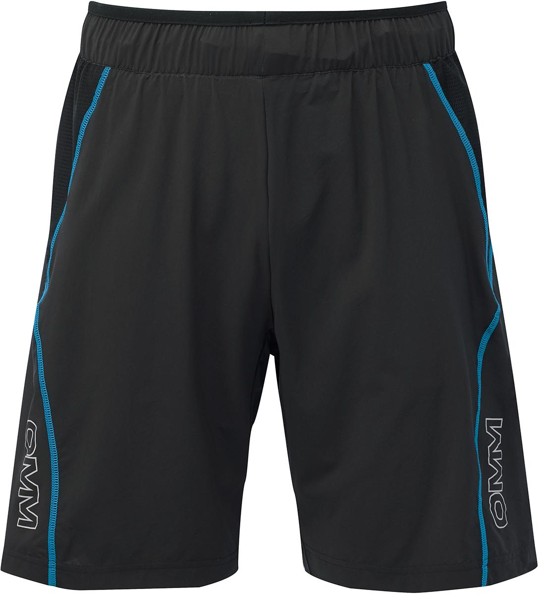 Omm Pace Shorts - Black/blue