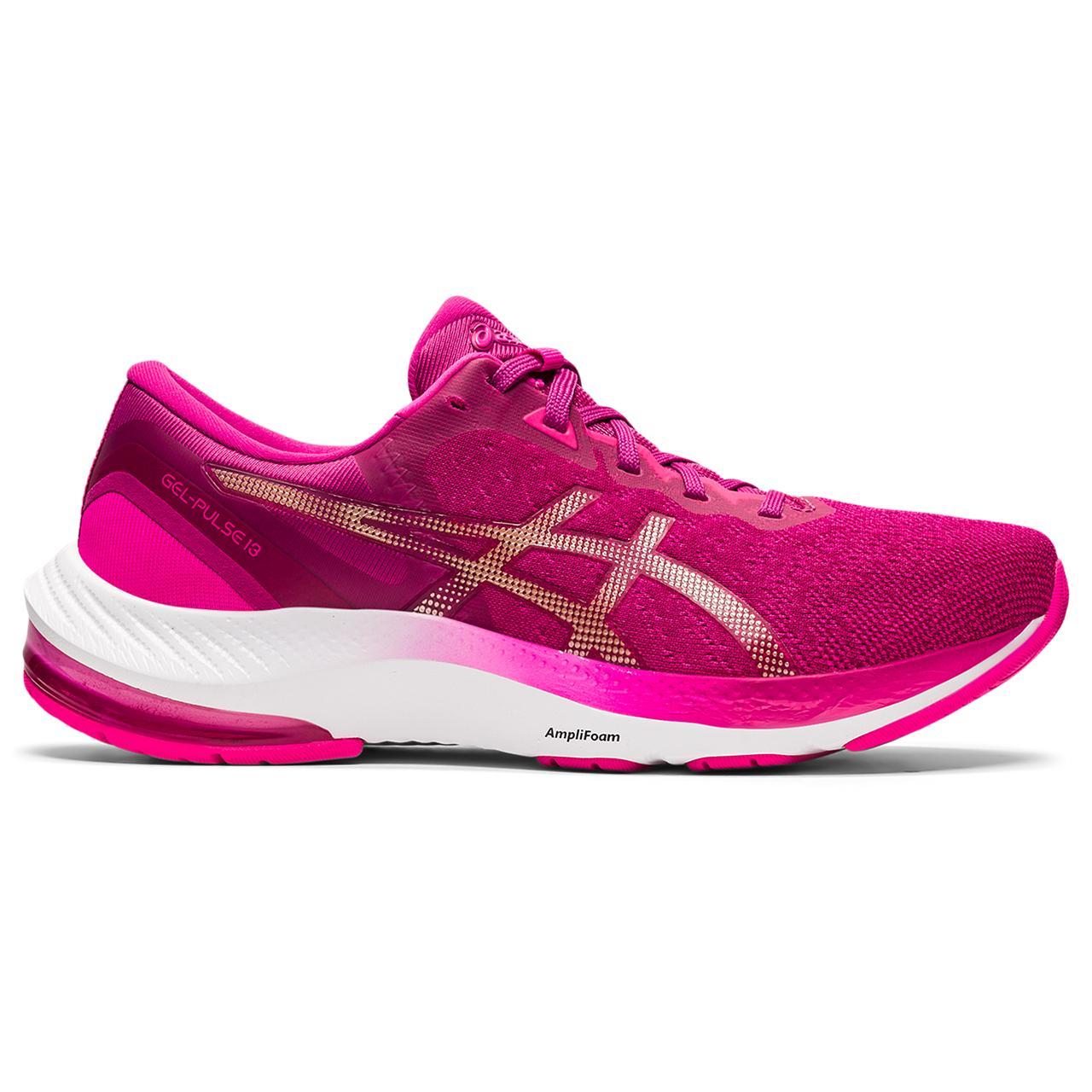 Asics Womens Gel-pulse 13 Running Shoes - Fuchsia Red/champagne