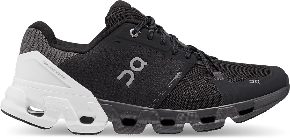 On Cloudflyer Running Shoes (wide) - Black/white
