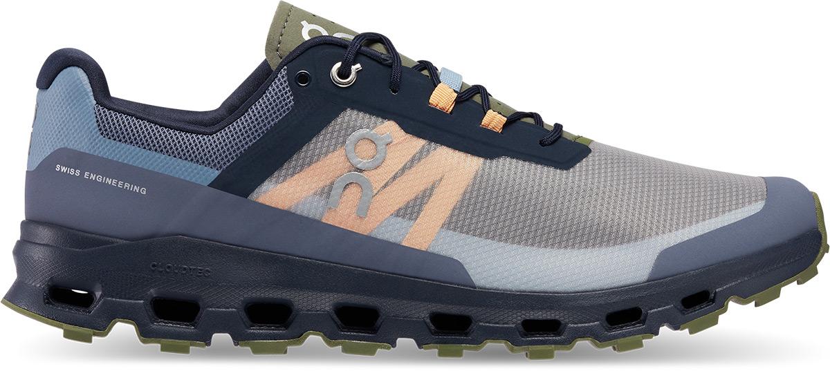 On Cloudvista Trail Running Shoes - Midnight/olive