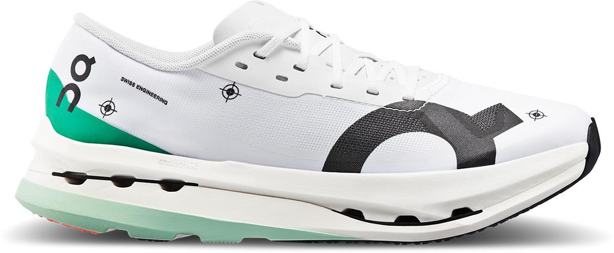 On Womens Cloudboom Echo 3 Running Shoes - Undyed-white - Mint