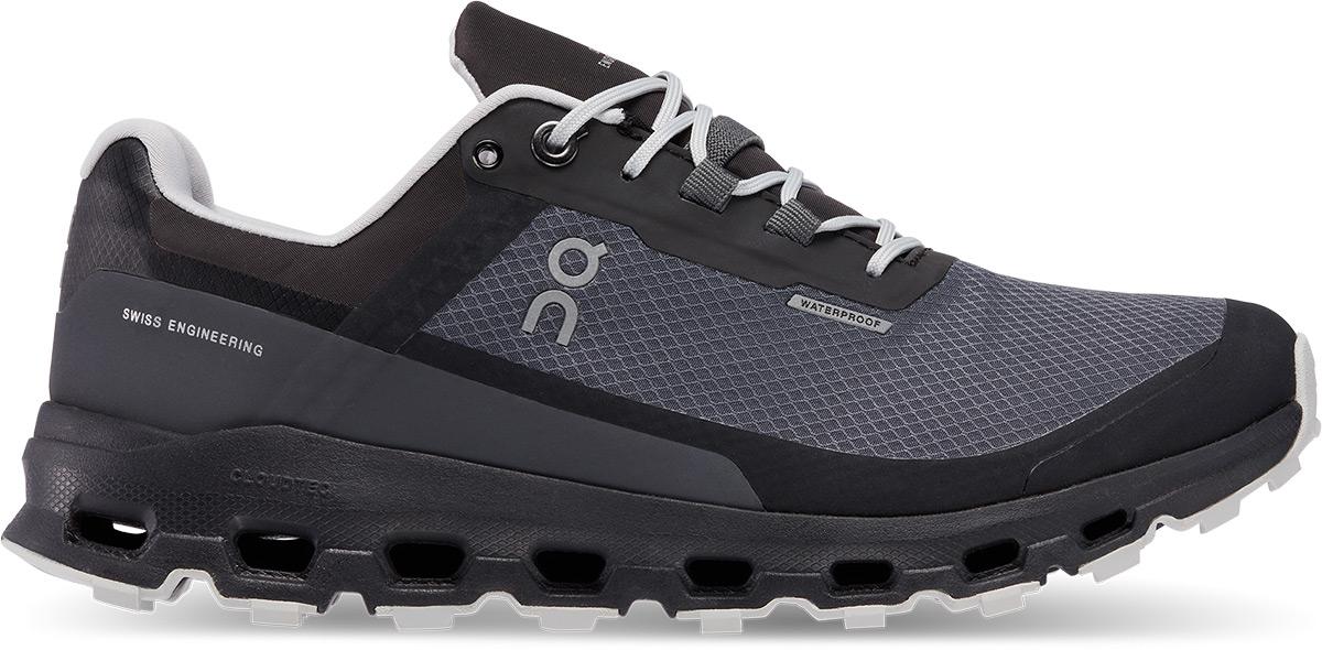 On Womens Cloudvista Waterproof Trail Running Shoes - Eclipse/black