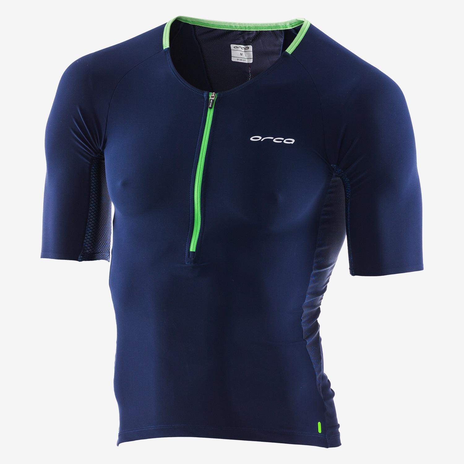 Orca 226 Perform Tri Jersey - Navy Blue/green