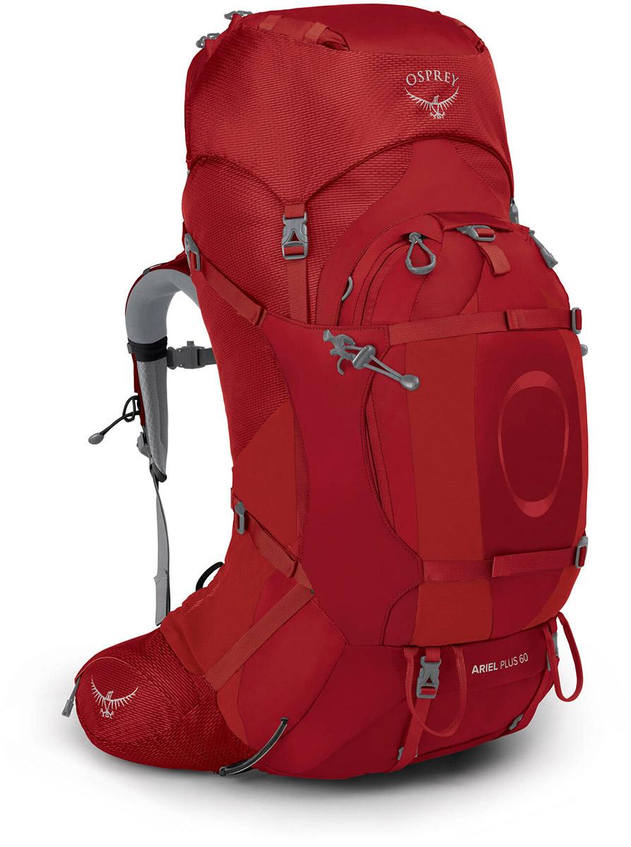 Osprey Ariel Plus 60 Backpack - Carnelian Red