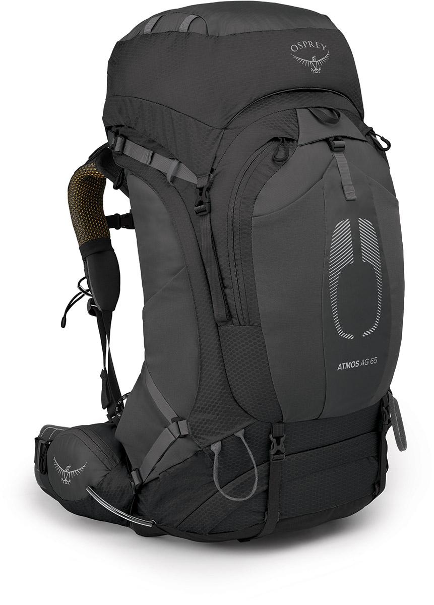Osprey Atmos Ag 65 Hiking Backpack - Black