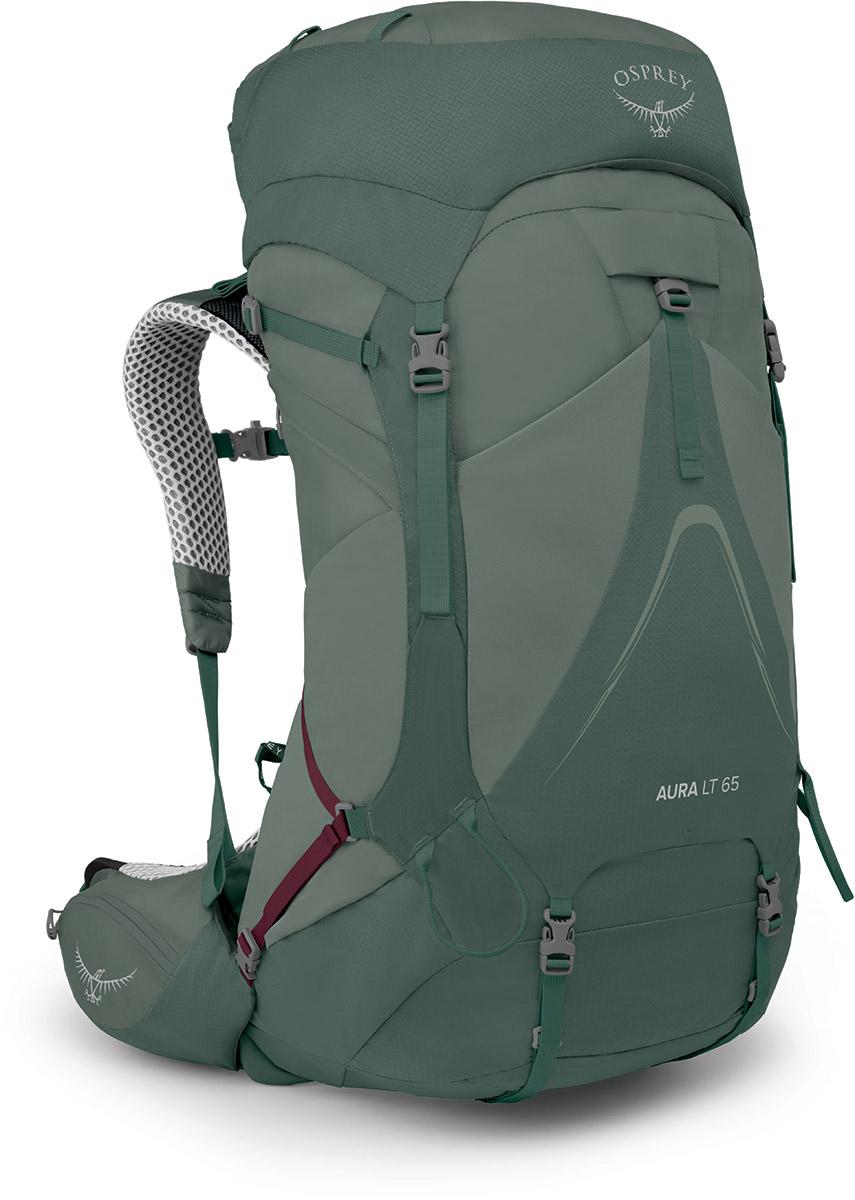 Osprey Aura Ag Lt 65 Hiking Backpack - Koseret/darjeeling Spring Green