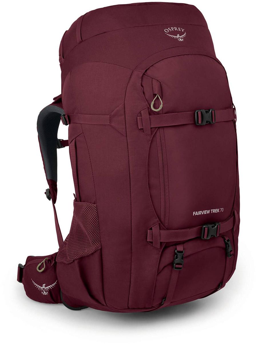 Osprey Fairview Trek 50 Hiking Backpack - Zircon Red