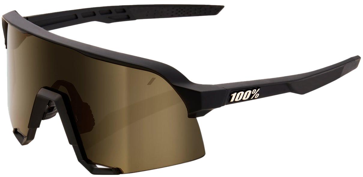 100% S3 Soft Gold Lens Sunglasses