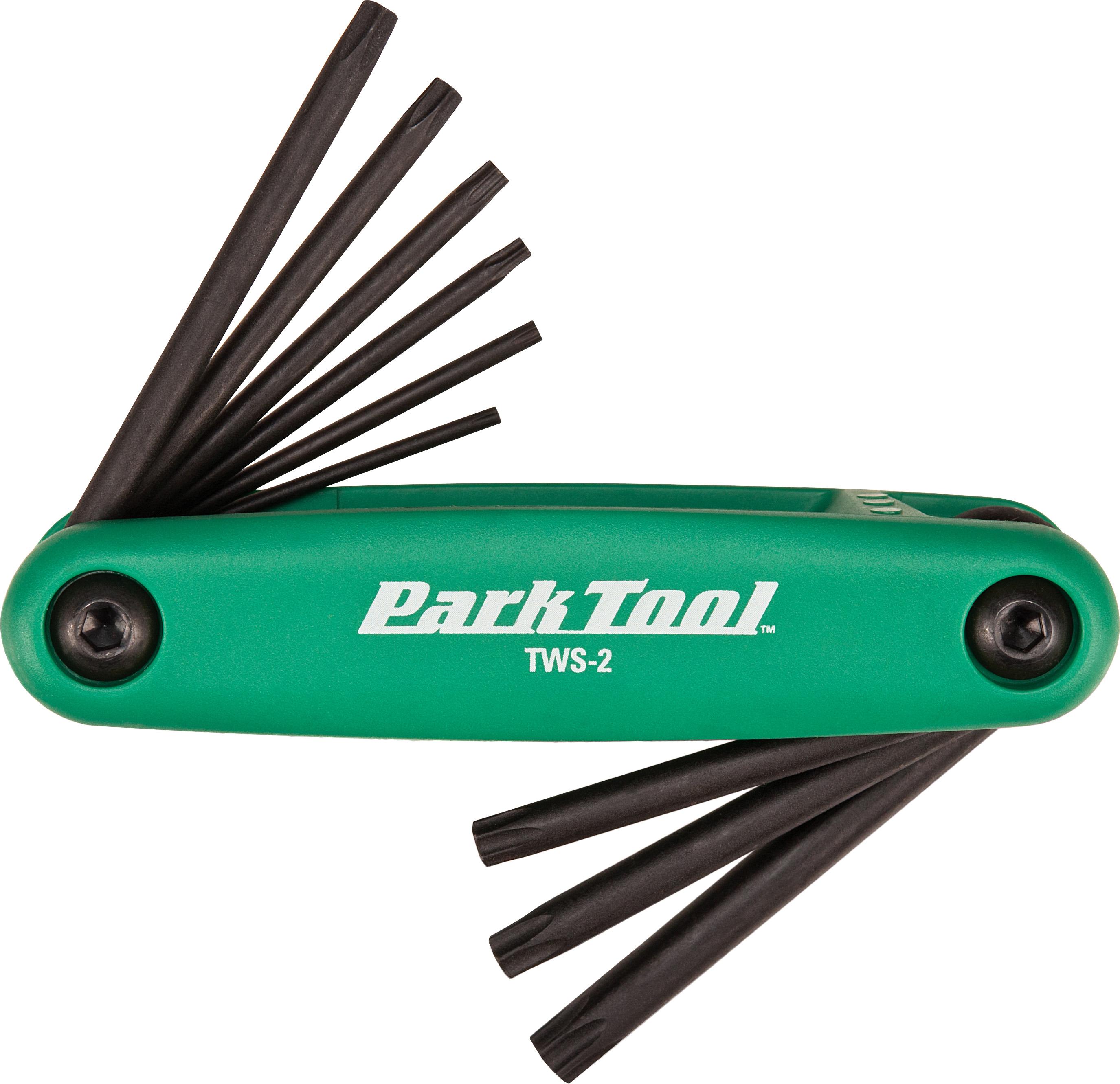 Park Tool Fold-up Torx Wrench Set Tws2 - Green