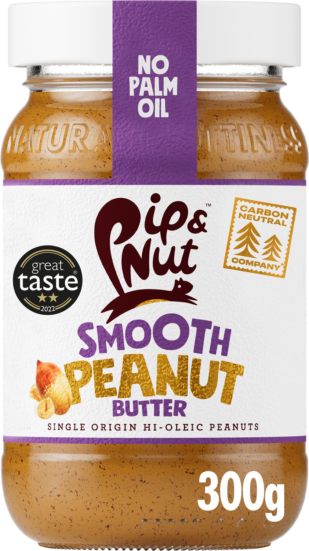 PipandNut Nut Smooth Peanut Butter (300g)