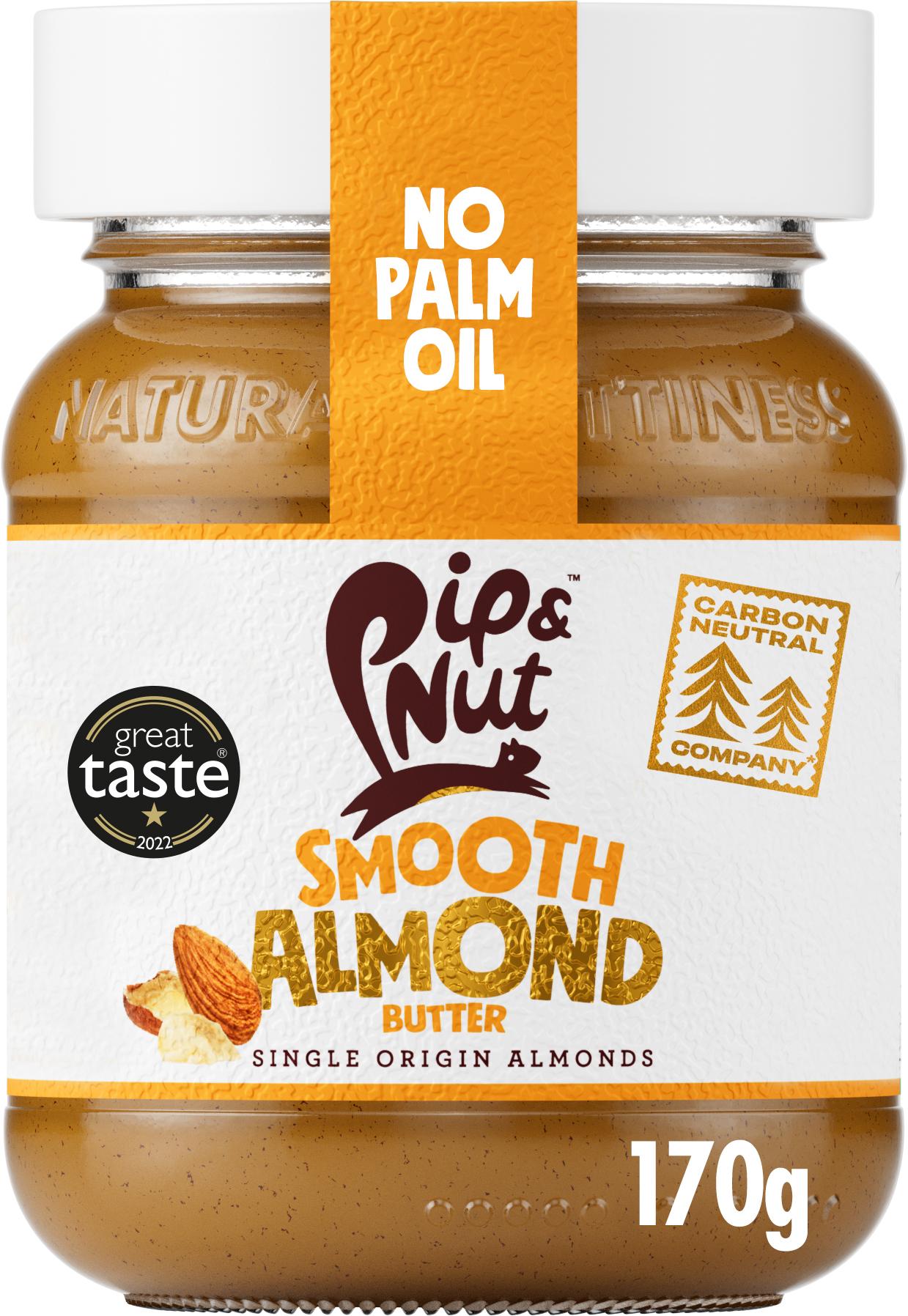 PipandNut Smooth Almond Butter (170g)