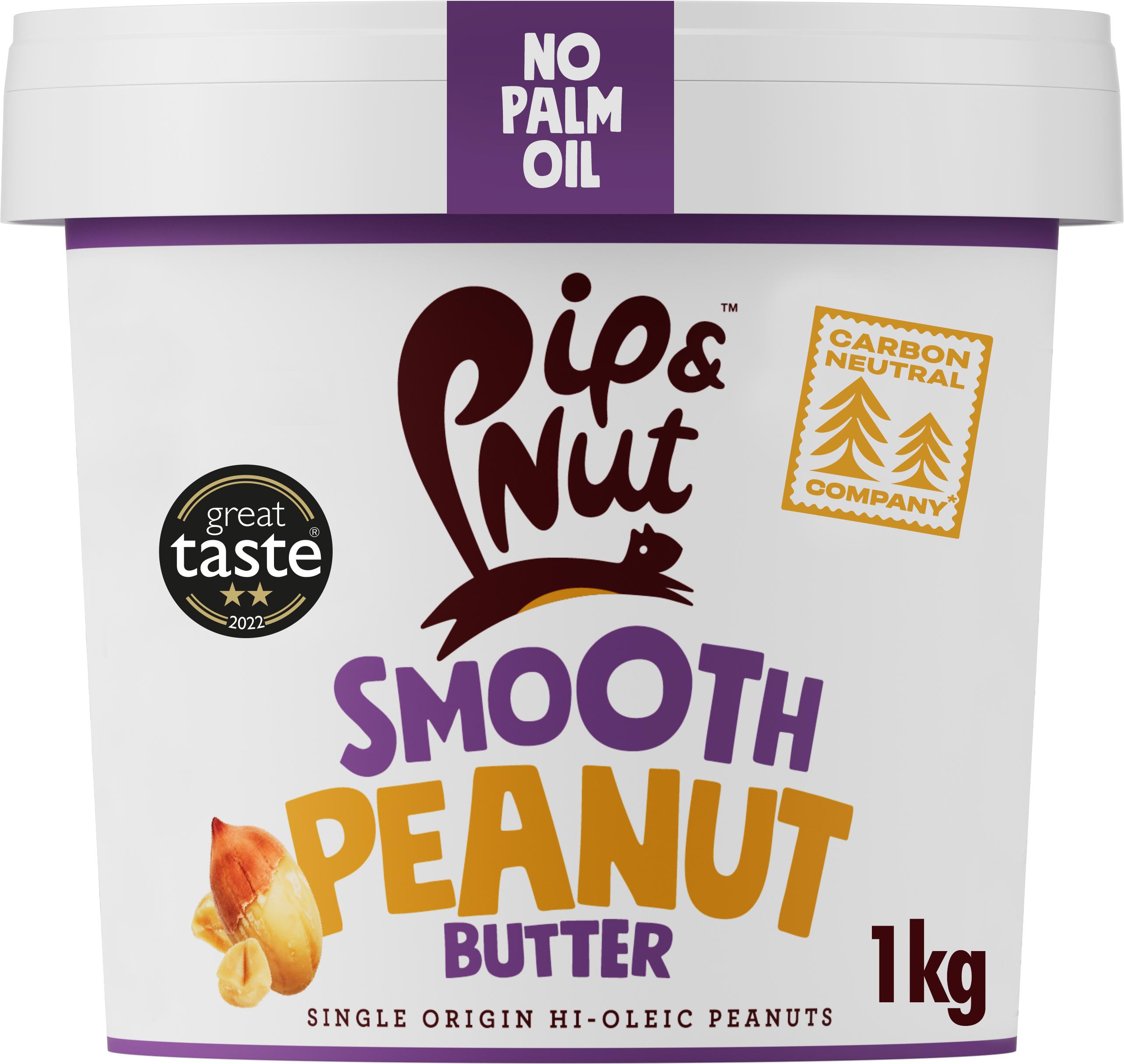 PipandNut Smooth Peanut Butter (1kg)