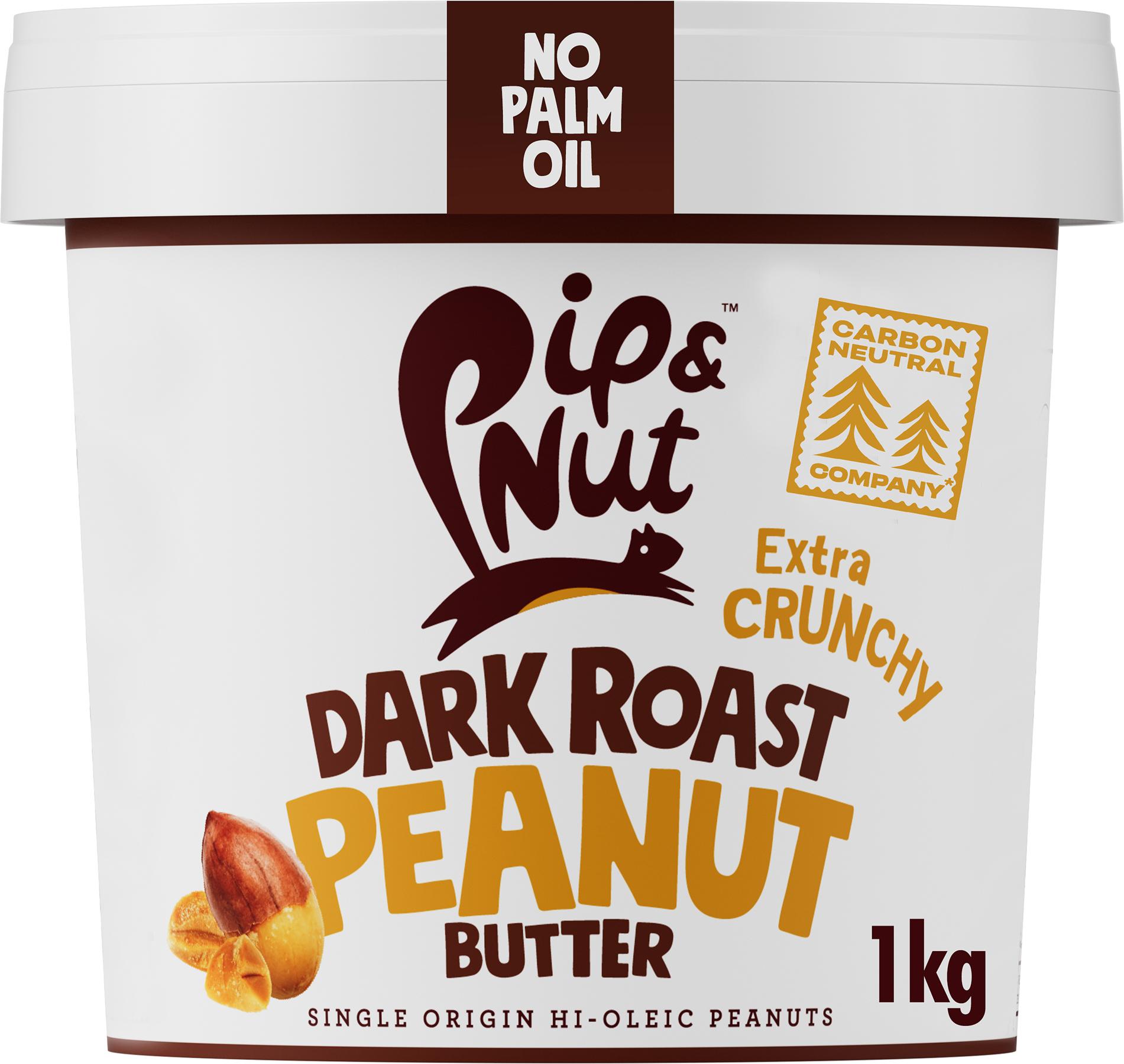 PipandNut Ultimate Crunchy Dark Roast Peanut Butter (1kg)