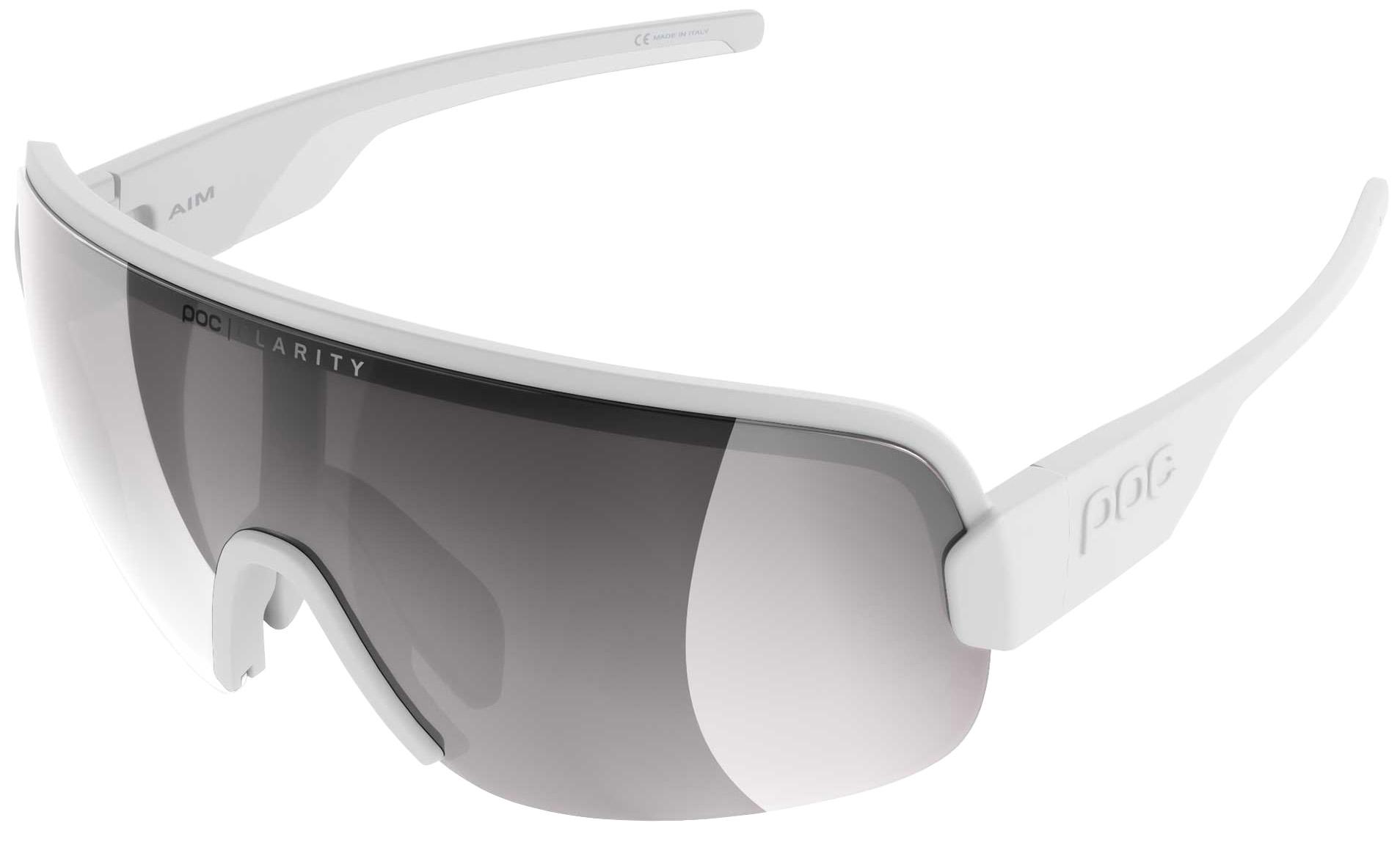 Poc Aim Sunglasses - Hydrogen White/silver Mirror