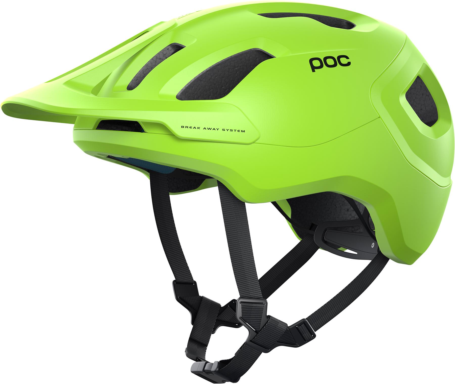 Poc Axion Spin Helmet - Fluorescent Yellow/green Matt