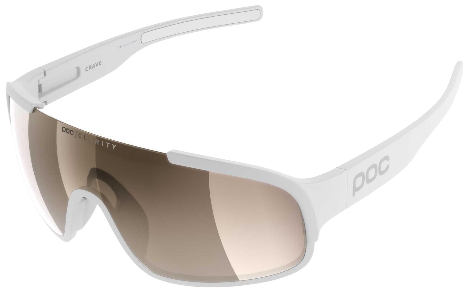 Poc Crave Sunglasses - Hydrogen White/silver Mirror