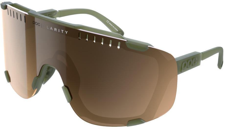Poc Devour Sunglasses - Epidote Green Translucent