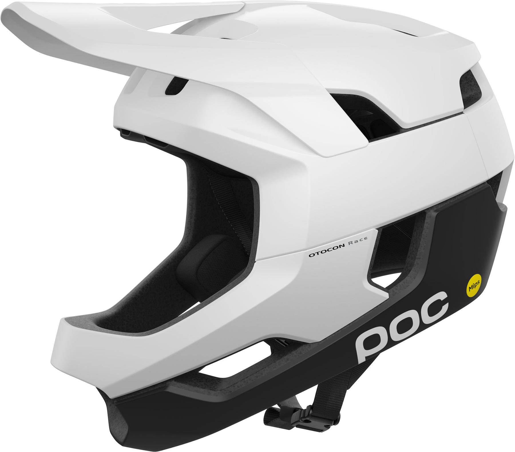 Poc Otocon Race Mips Helmet - Hydrogen White/uranium Black Matt
