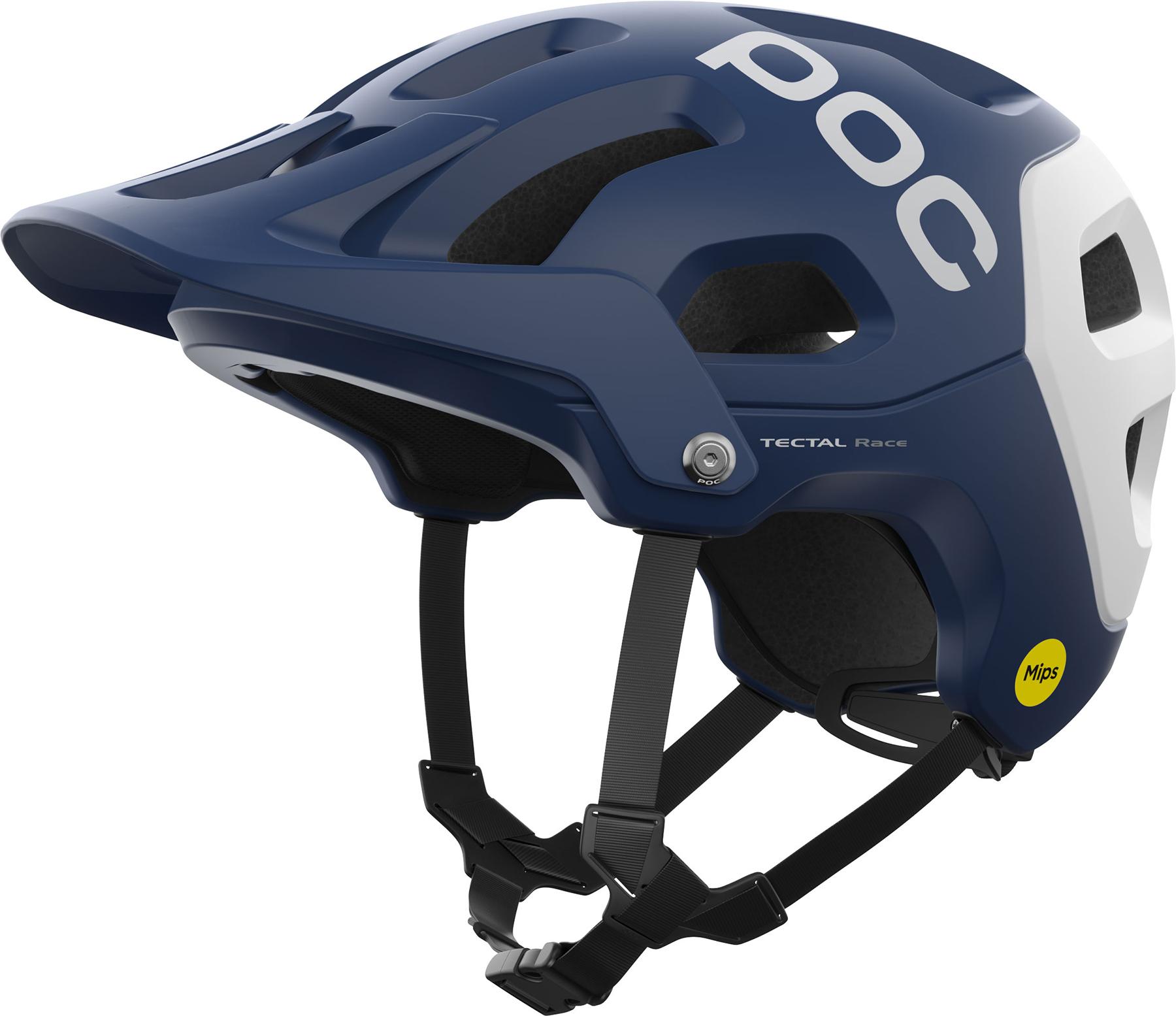 Poc Tectal Race Mips Helmet - Lead Blue/hydrogen White Matt