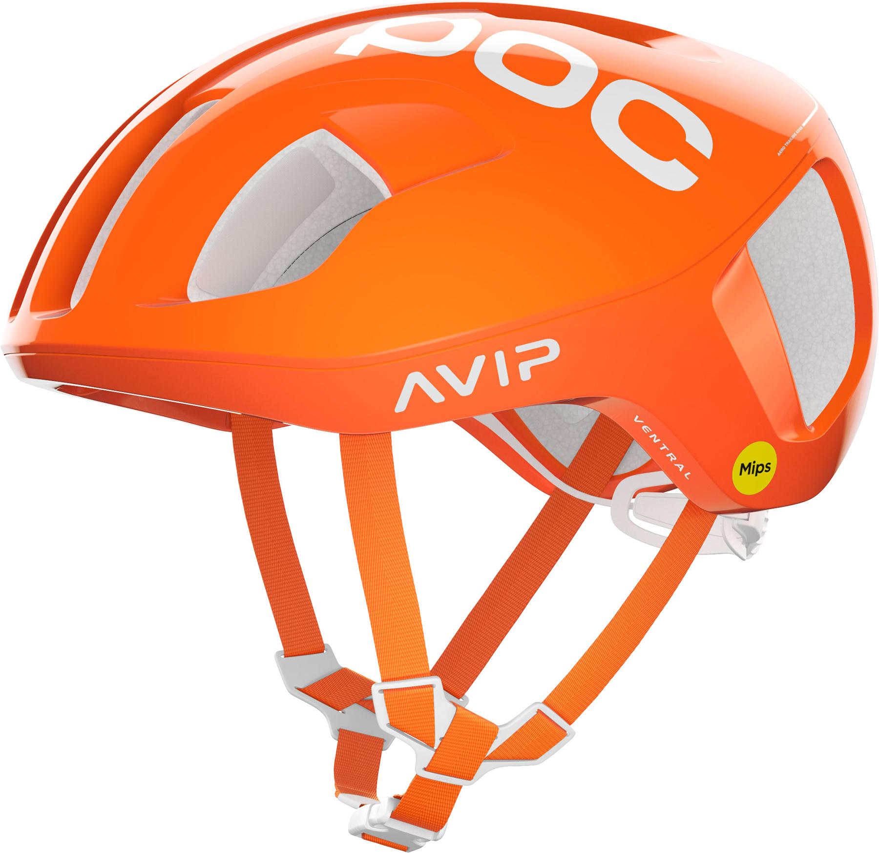 Poc Ventral Mips Helmet - Fluorescent Orange Avip