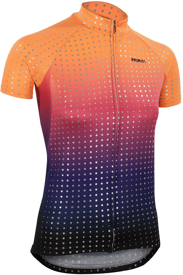 Primal Womens Nexus Fade Omni Cycling Jersey - Orange Fade