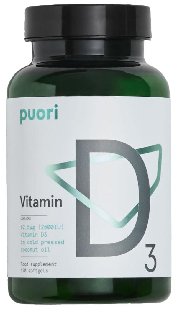 Puori D3 - Vitamin D (120 Capsules)