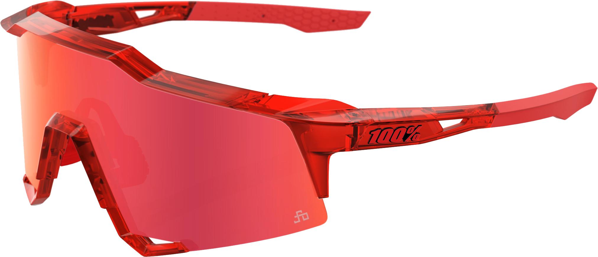 100% Speedcraft Peter Sagan Le Gloss Sunglasses (hiper Red Mirror Lens)
