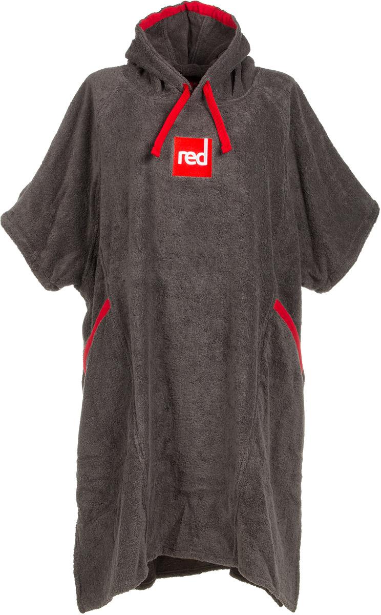 Red Original Kids Deluxe Towelling Robe - Grey