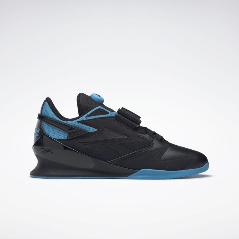 Reebok Legacy Lifter Ii Gym Shoes - Core Black/radiant Aqua/core Black