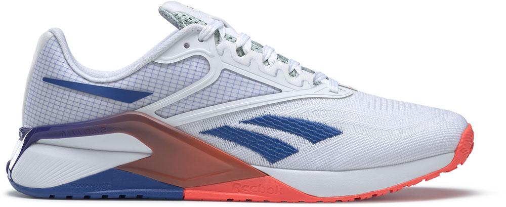 Reebok Nano X2 Gym Shoes - Ftwr White/vector Blue/orange Flare