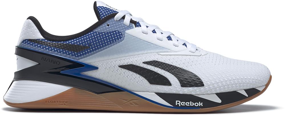 Reebok Nano X3 Gym Shoes - Ftwr White/glen Green/vector Blue