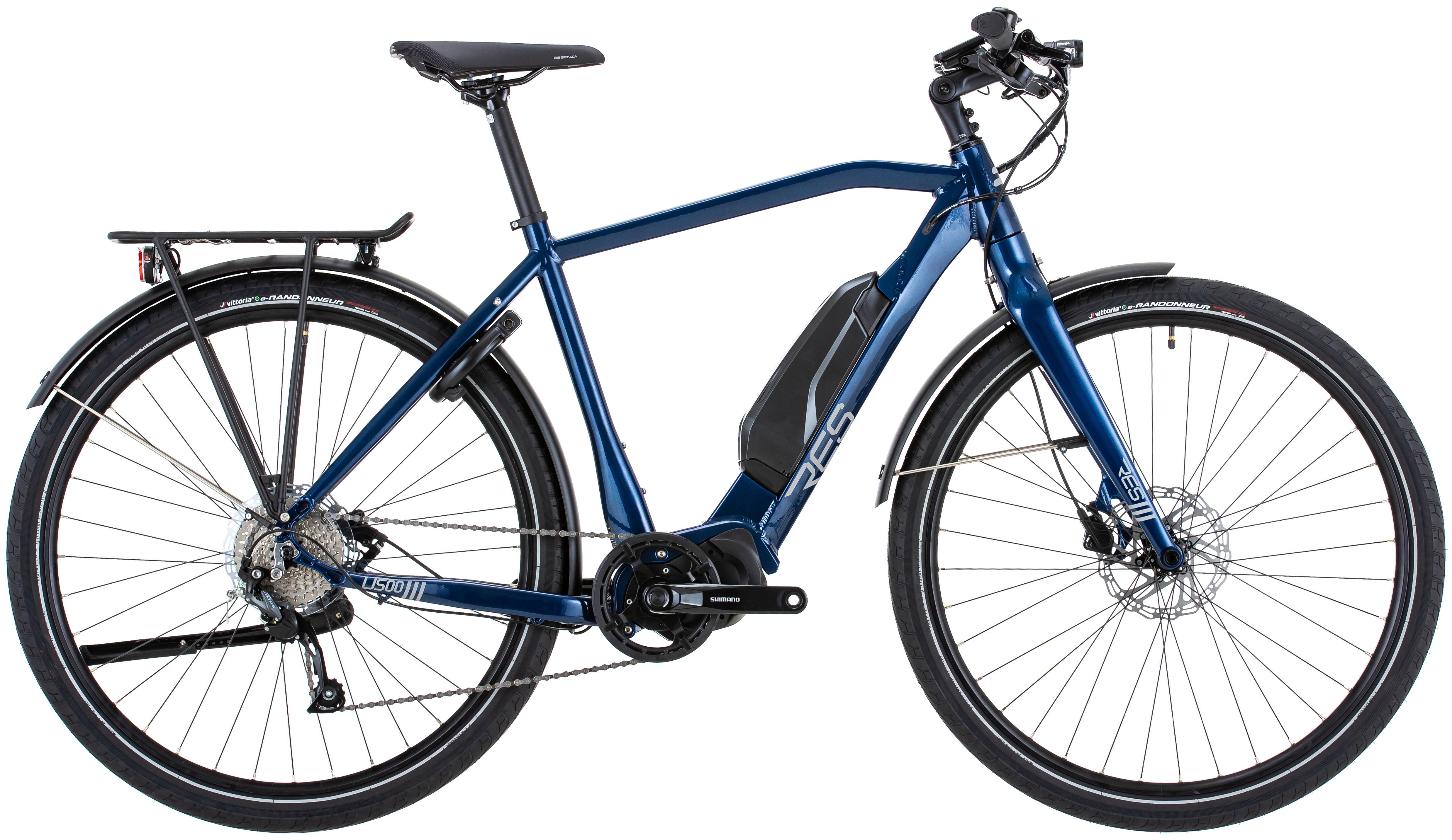 Ridley Res U500 Altus Mens Urban E-bike (2022) - Blue