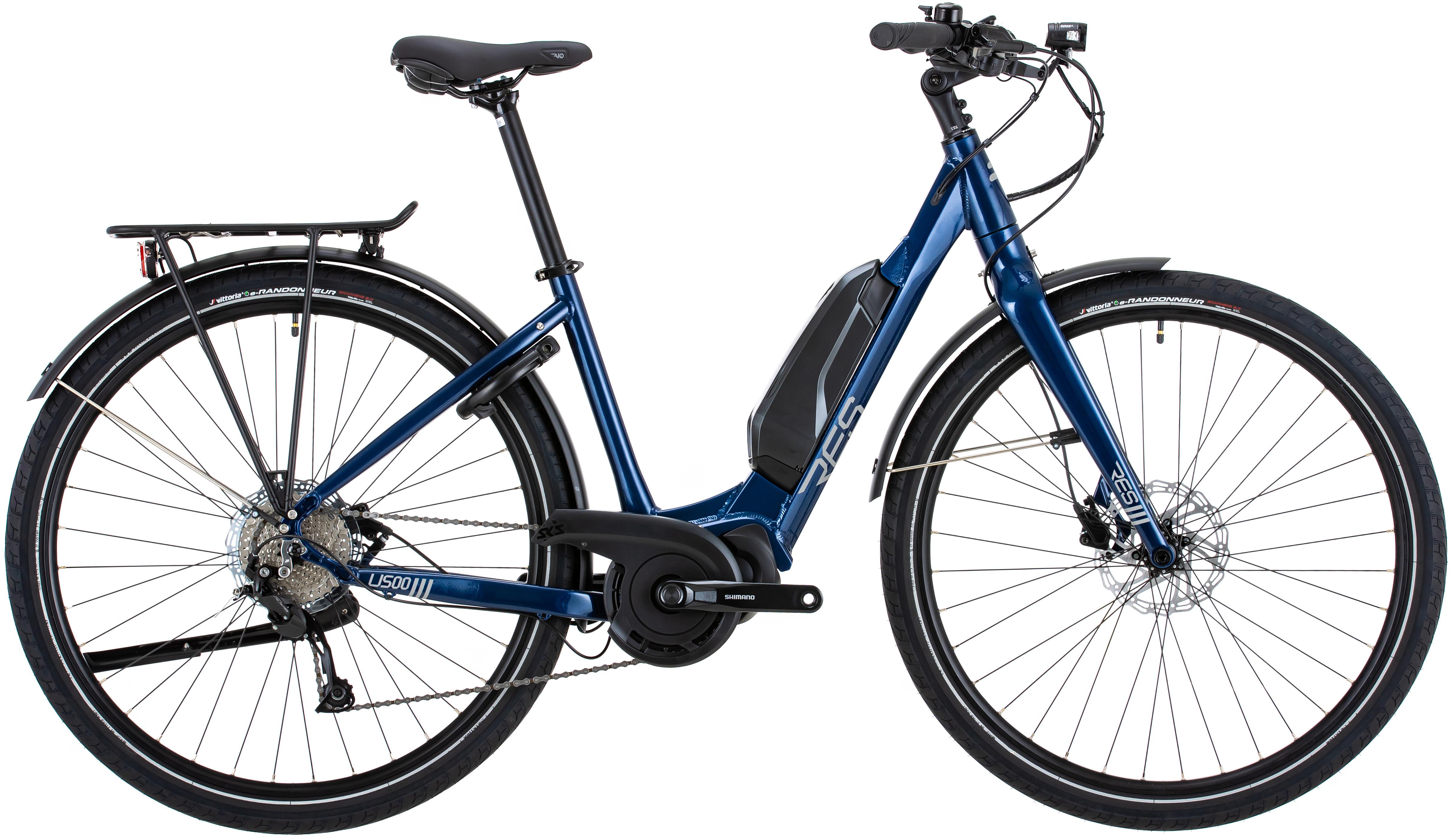 Ridley Res U500 Altus Womens Urban E-bike (2022) - Blue