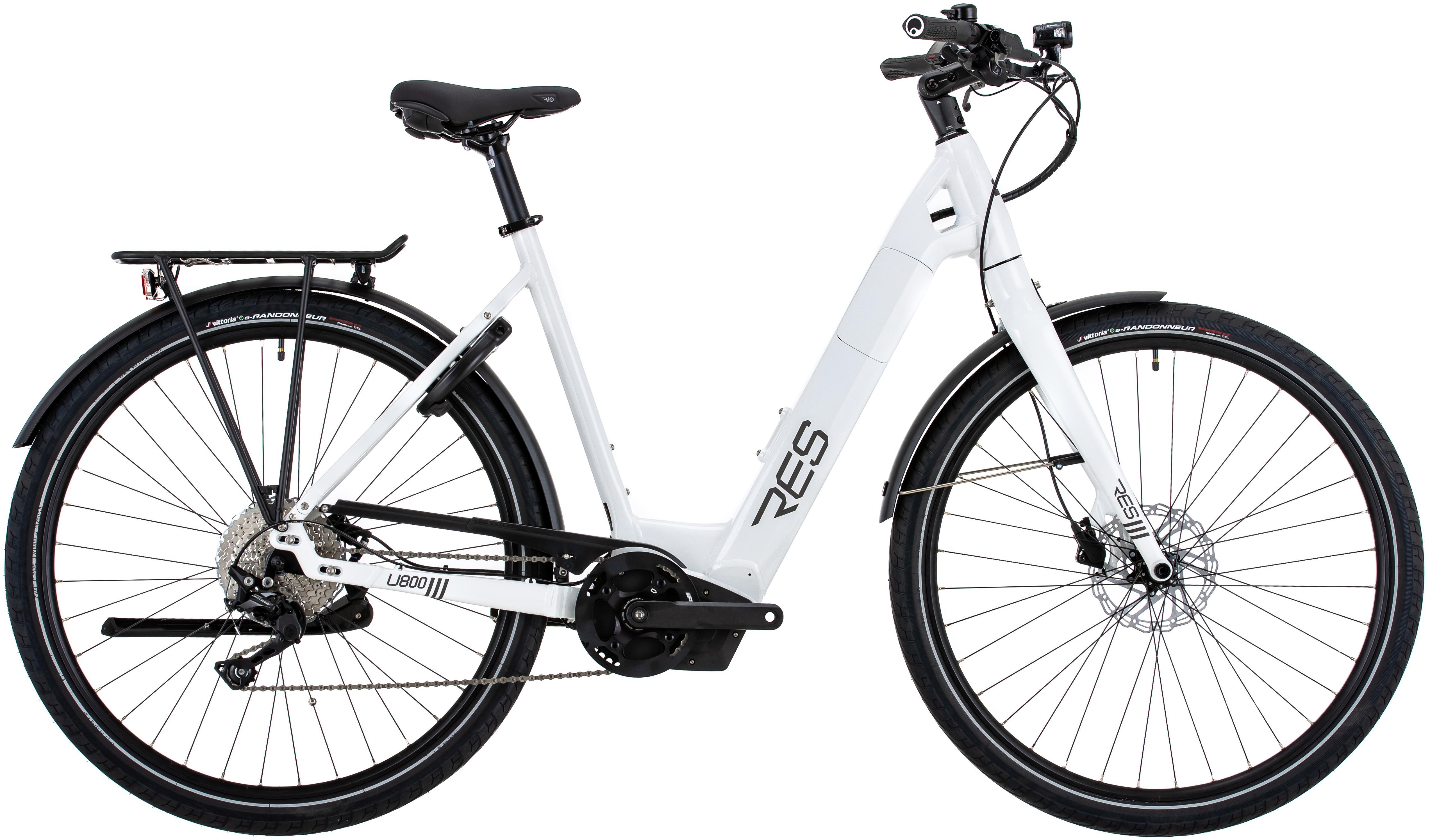 Ridley Res U800 Deore Womens Urban E-bike (2022) - White