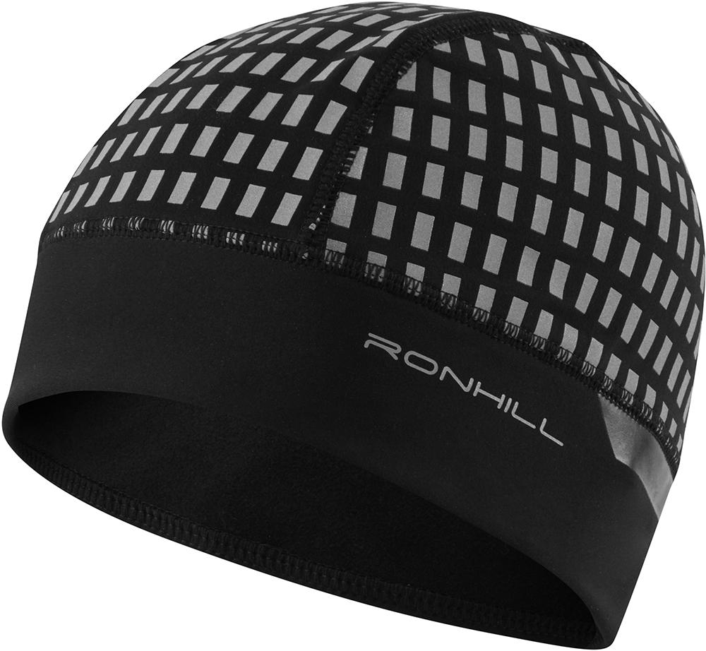 Ronhill Afterhours Beanie - Black/bright White/reflect