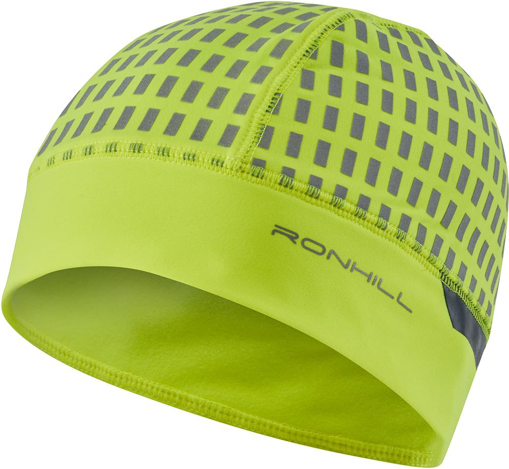 Ronhill Afterhours Beanie - Fluo Yellow/charcoal/reflect