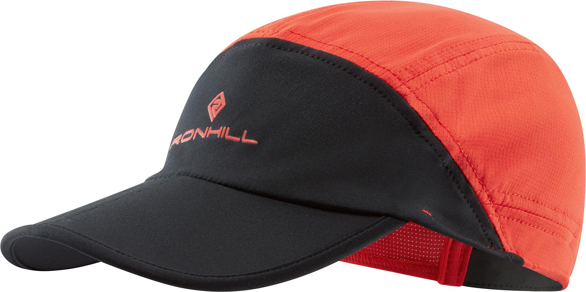 Ronhill Air-lite Split Cap - Black/flame