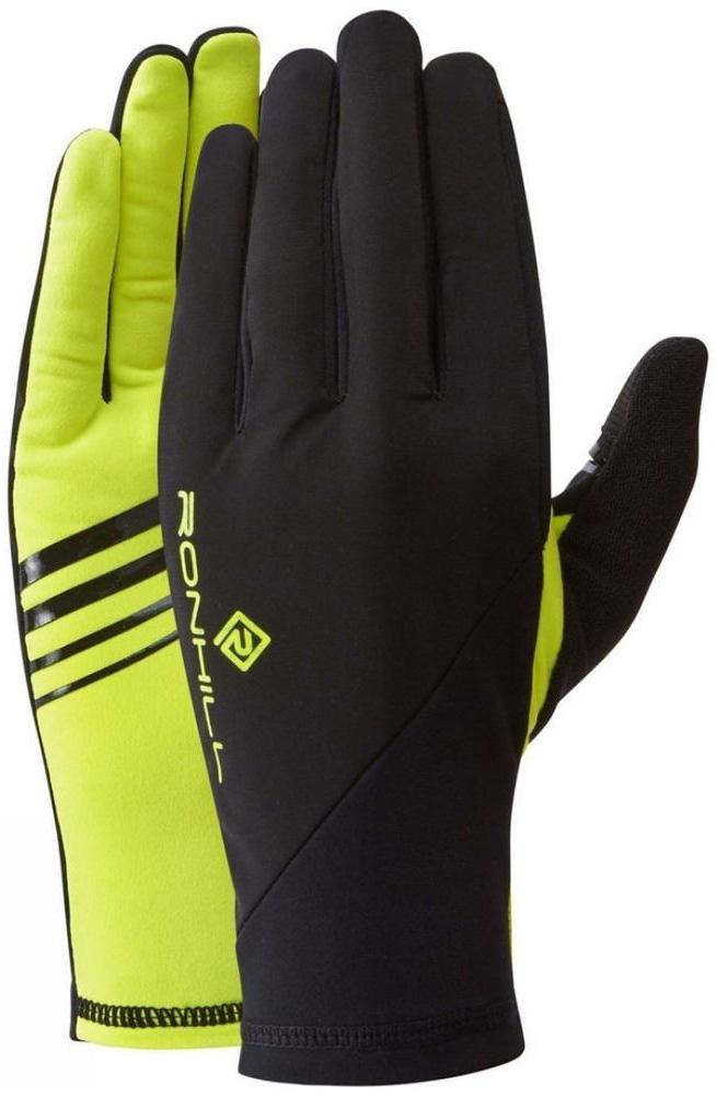 Ronhill Wind- Block Gloves - Black/fluo Yellow