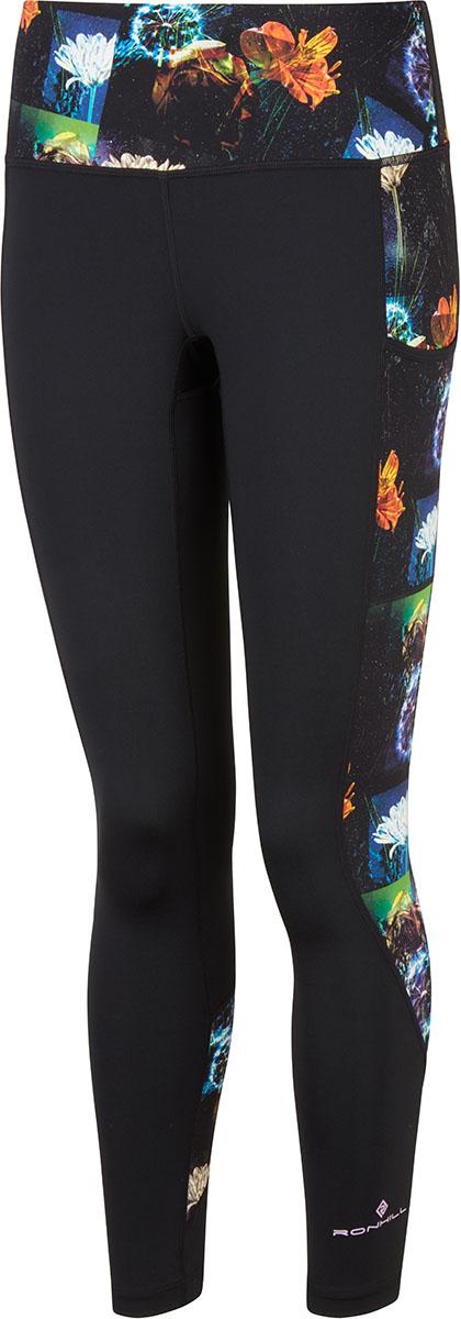 Ronhill Womens Life Sculpt Running Tights - Black/space Floral