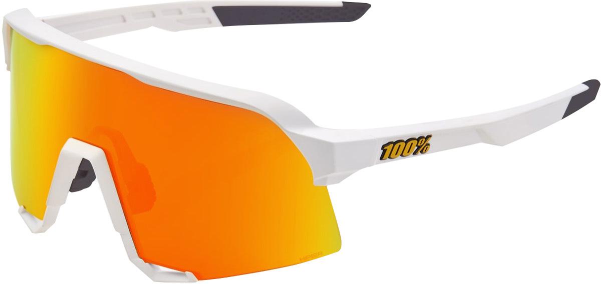 S3 Soft Tact Sunglasses (hiper Red Multilayer Mirror Lens ) - White/red Lens
