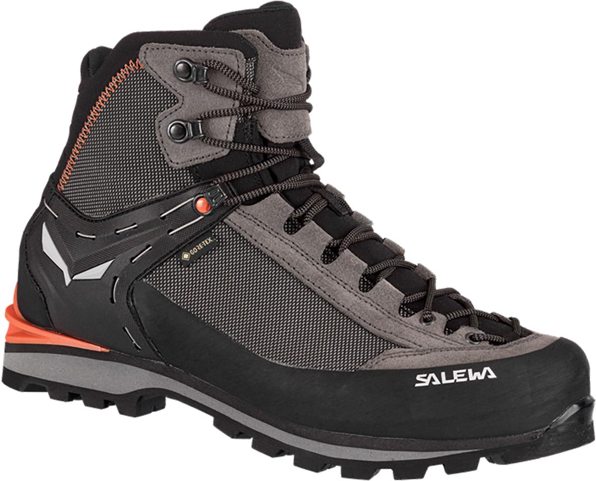 Salewa Crow Gore-tex Hiking Boots - Walnut/fluo Orange