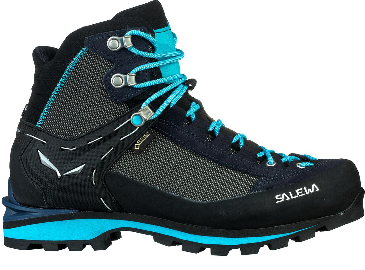 Salewa Womens Crow Gore-tex Hiking Boots - Premium Navy/ethernal Blue