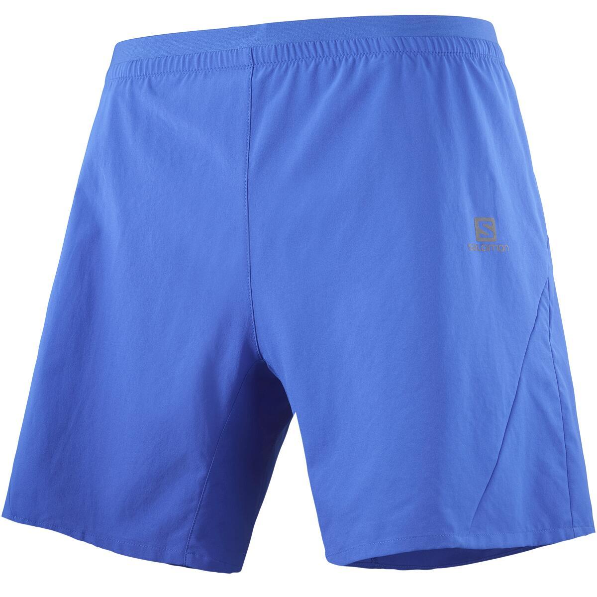 Salomon Cross 7 Run Shorts - Nautical Blue